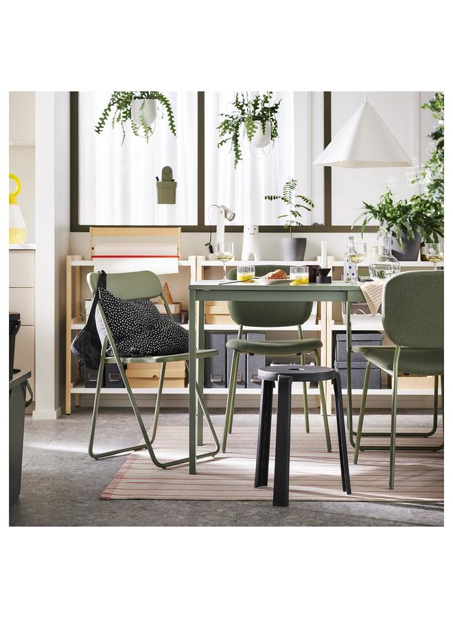 زبون سجادة، منسوجة بشكل مسطح، أبيض عاجي/أحمر، 170×240 سم - Image 4