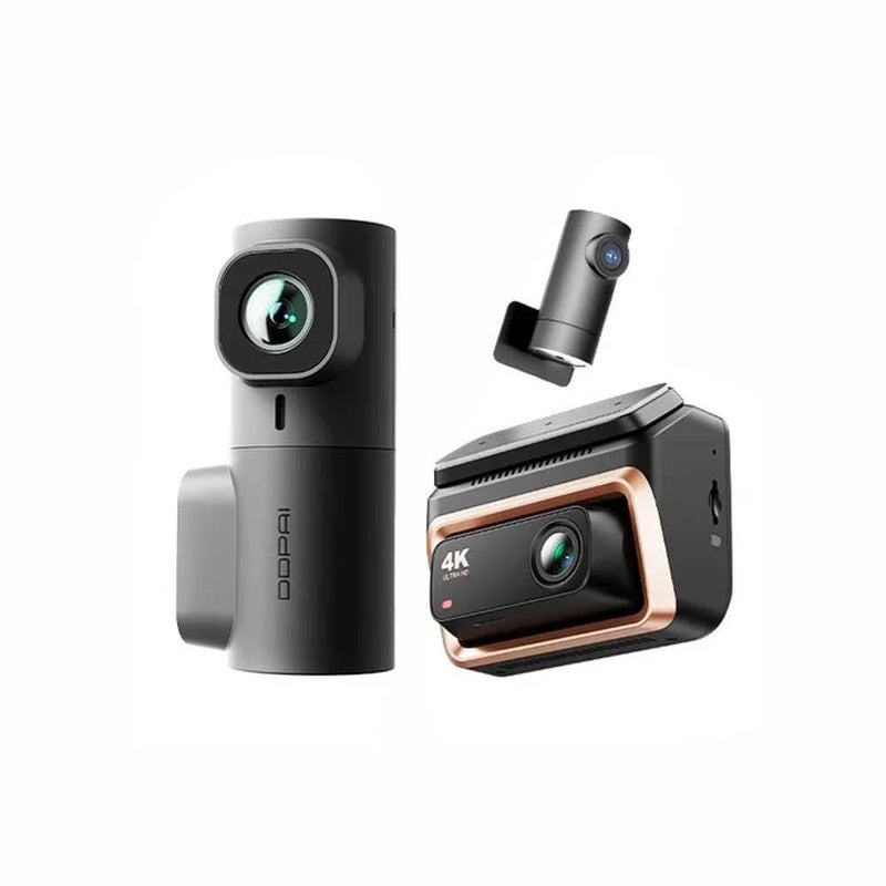 DDPAI Z60 Dash Cam: Front and Rear 4K Cameras and Indoor Camera - Image 1