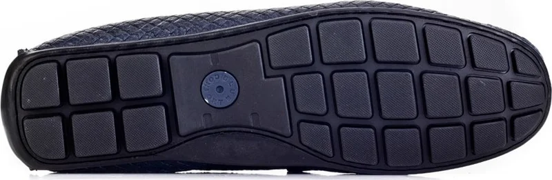 كاباني Men's Laser Detailed Loafer Casual Shoes 010M823A Navy Blue