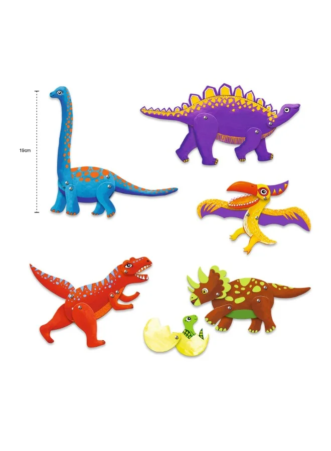 DJECO Puppets - 6 Dinosaurs