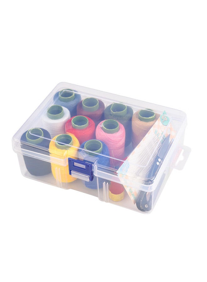 JAJALIN Jajalin Sewing Kit, Portable Home Sewing Box, Multi-functional Tool Kit For Hand Sewing And Mending, Includes Sewing Needles And Thread Set  - Image 4