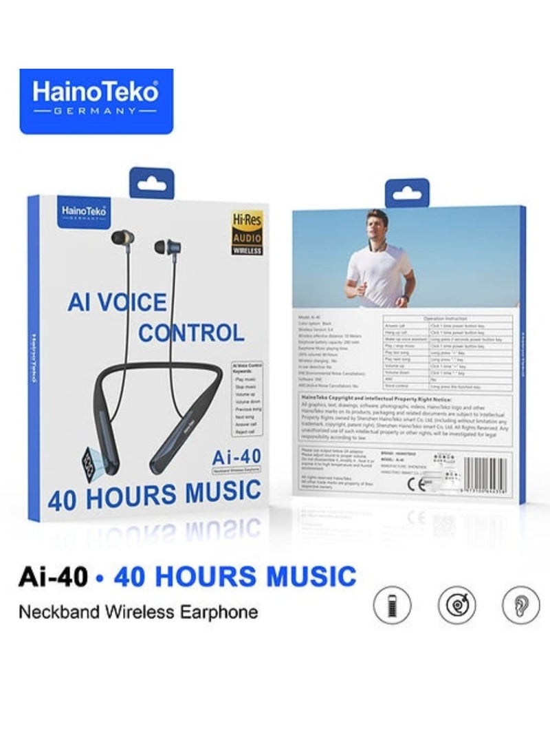 Haino Teko Wireless Bluetooth Headphones with AI Voice Control - Image 3