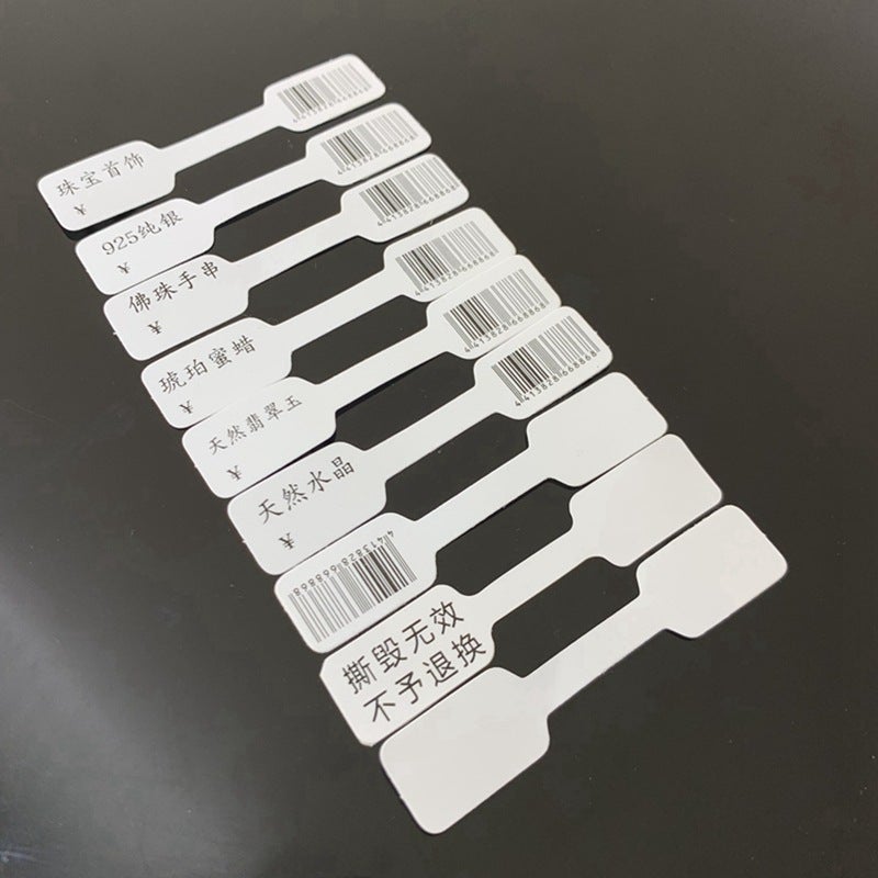 Jewelry Sticker Ring Silver Bracelet Necklace Tag Jewelry Tag Tag - Image 4