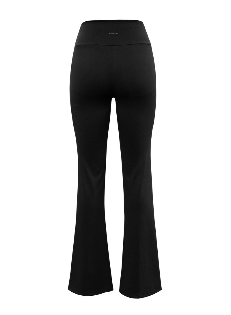 KnoWear Fashion Flared Leggings-Ultimate Sculpting Compressive  - Image 5