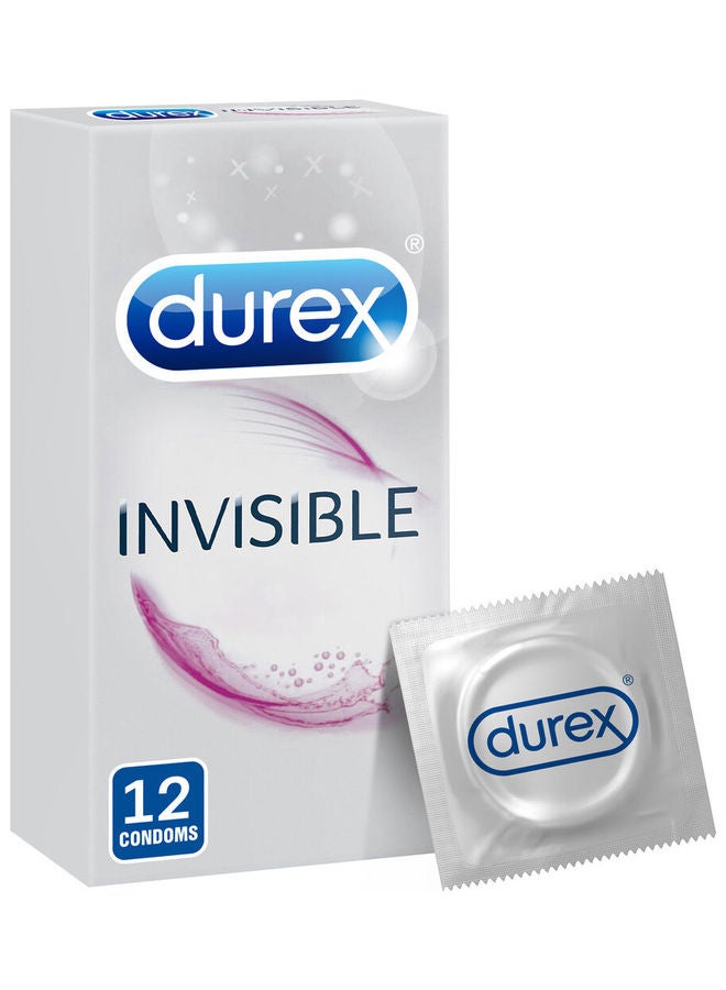 12-Piece Invisible Extra Thin Condom