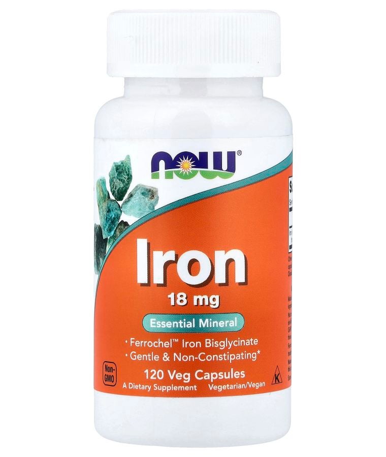 Iron 18 mg 120 Veg Capsules