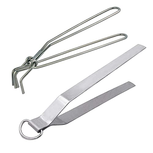 ATEVON Stainless Steel Chapati Roti Chimta with Pakkad Utensil Holder - Image 5