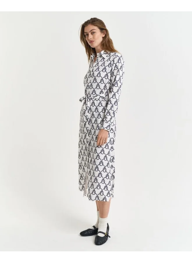 GANT Rope Print Shirt Dress