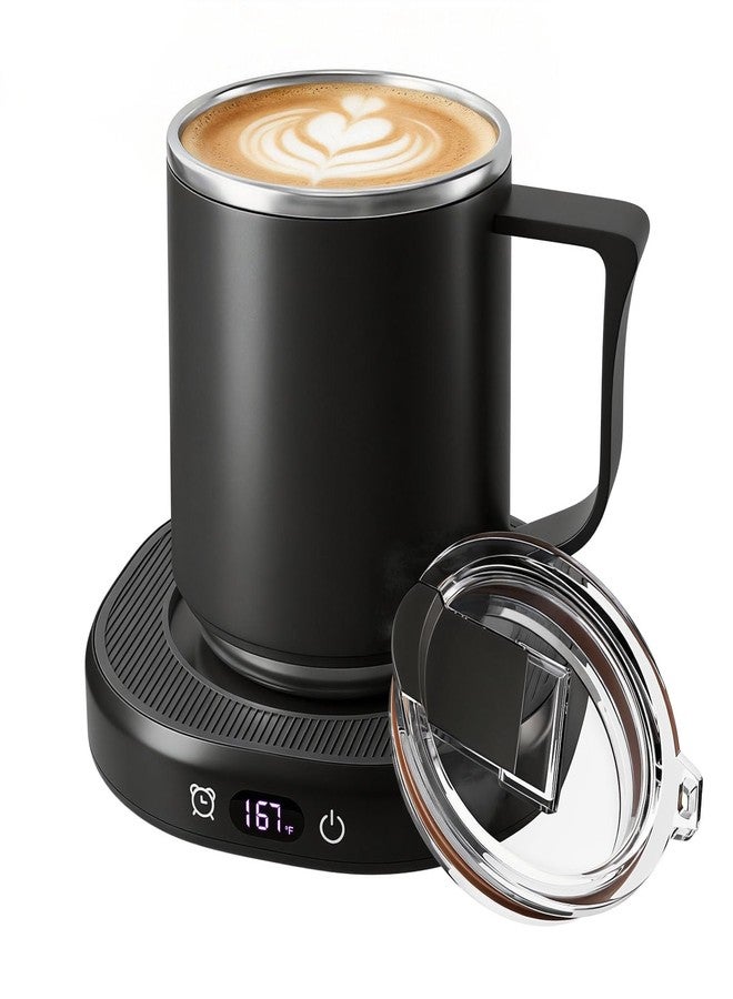 Dltsli Coffee Mug Warmer & Mug Set, Electric Beverage Milk Tea Water Cup Warmer for Desk, Candle Warmer Plate with 4 Temp. Setting, Auto Shut Off for Home Office Birthday Present - Image 1
