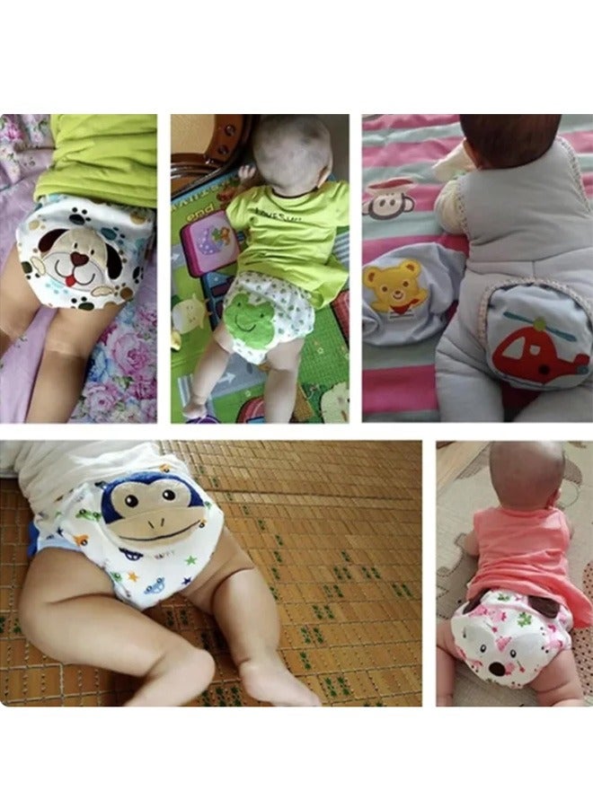 Beauenty 6 Pieces Baby Potty Training Pants, Cute Breathable Potty Training Underwear, Toddler Training Underwear for 1-3 Years Girls and Boy Strong Absorbent Cotton Training Pants  - Image 5