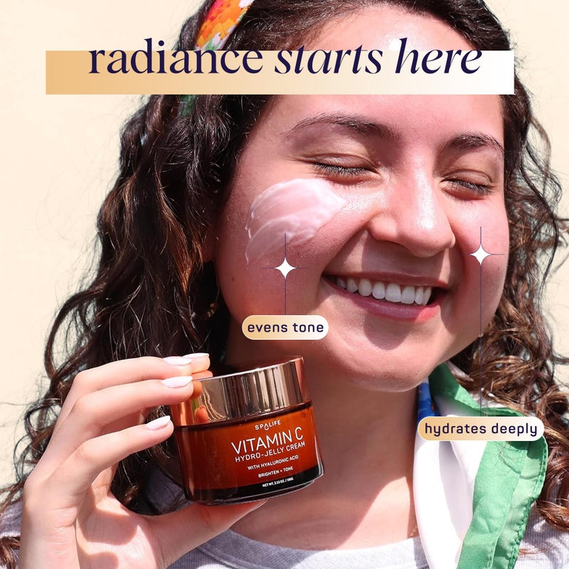 SpaLife Beauty Vitamin C Hydro - Jelly Moisturizing Face Cream With Hyaluronic Acid - Image 4