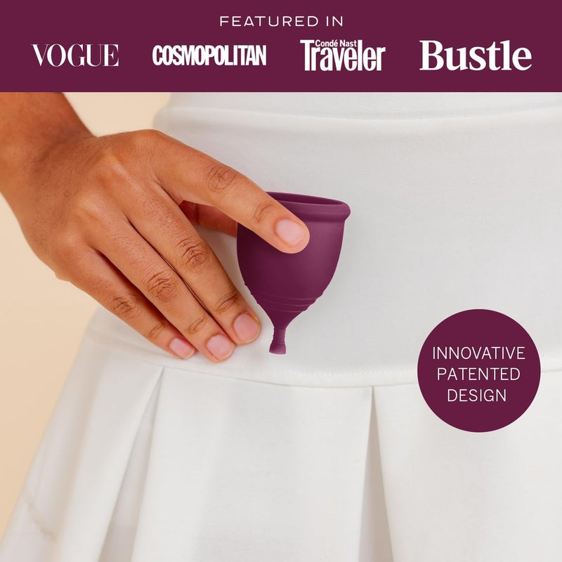 Pixie Cup - Soft, Safe, Reusable Menstrual Cup - Ranked 1 for The Best Tampon Alternative - 100% Medical-Grade Silicone Period Cup for Feminine Care - Buy One We Give One (Extra Small) - Image 2