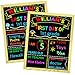 multiwins First Day Last Day of School Double Sided Sign with Wooden Frame 14 x 11 Reusable Back to Schools Sign for Kindergarten Preschool - Image 3