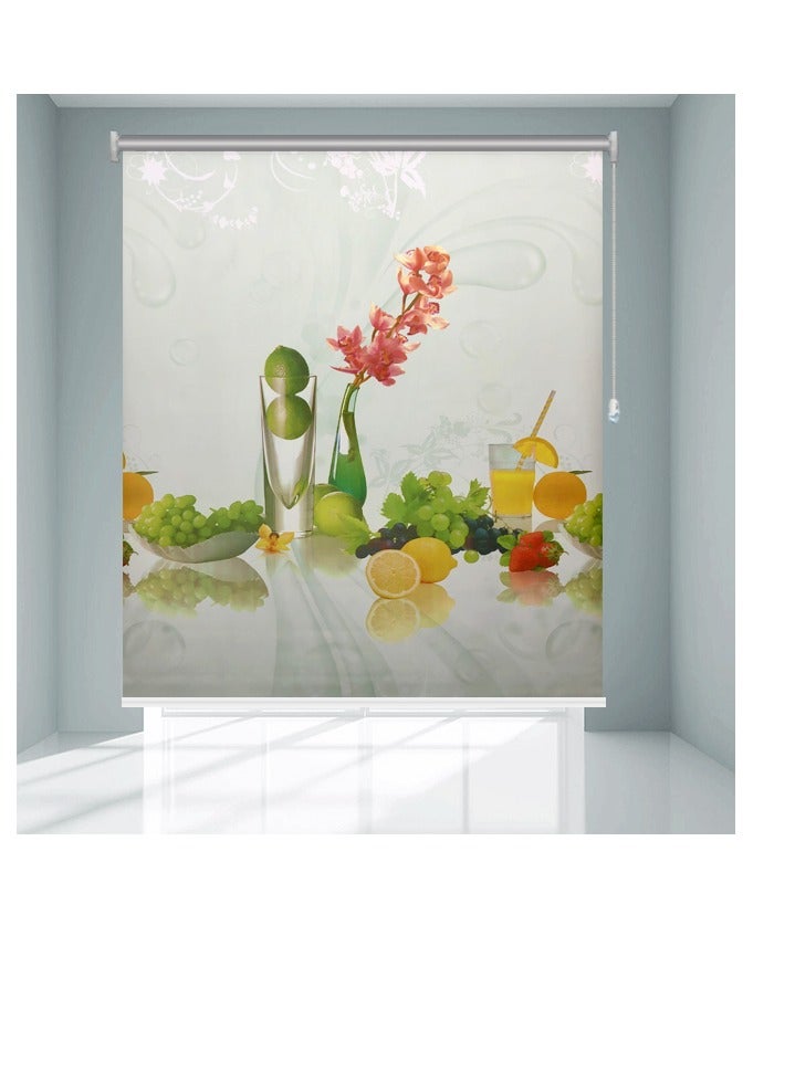 Roller blinds, sun and heat insulation, width 150 cm, height 200 cm