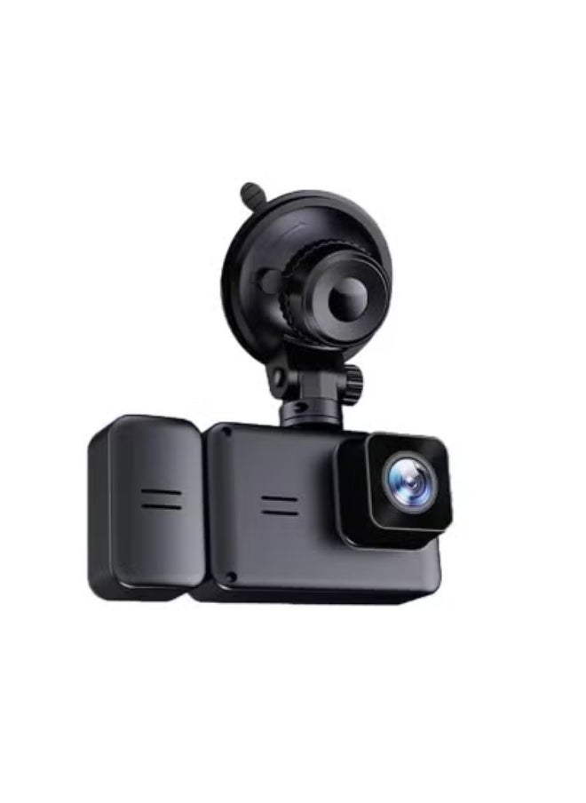 JAJEEK 3-Camera 1080P WiFi Dash Cam with Front, Interior & Rear Recording – Night Vision, G-Sensor Collision Detection, Parking Monitor | Loop Recording, 2-Inch Display | Full HD Driving Recorder for Cars, Trucks & SUVs | Universal Vehicle Security Camera  - Image 2