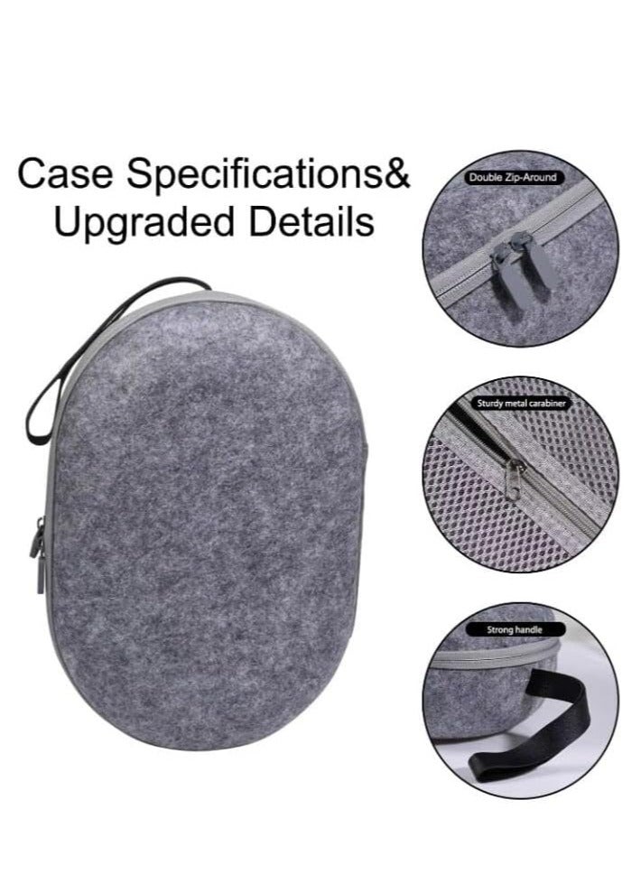 The hard carrying case is suitable for the Meta Quest 3 VR headset and headset console headset carrying case with custom storage waterproof and shockproof carrying case - Image 3