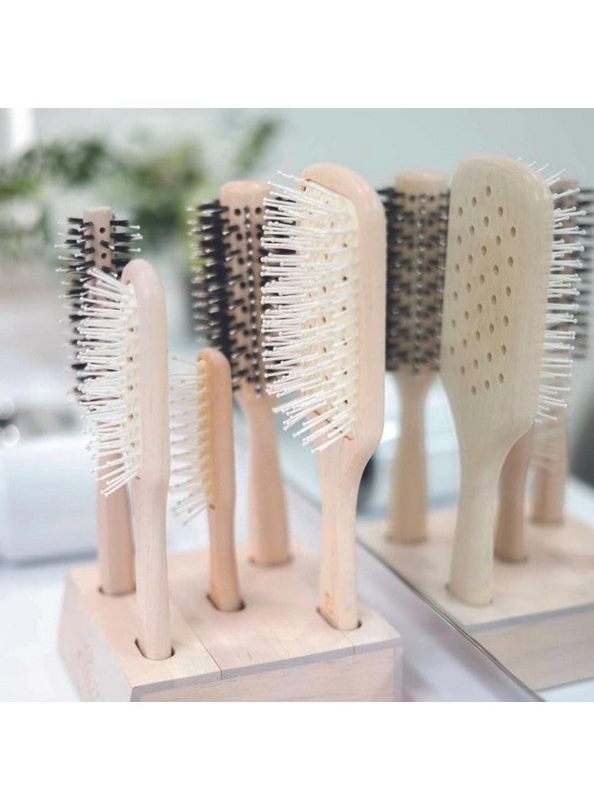 فيليب كينجزلي فرشاة شعر مجداف بفتحات تهوية لفك تشابك الشعر وتجفيفه وتصفيفه وتصفيفه بشعر طويل وسميك ناعم ومستقيم ومضاد للكهرباء الساكنة - Image 5