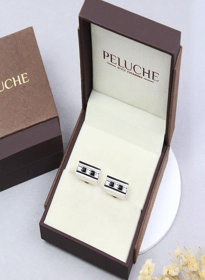 Peluche The Crystal Bling Cufflinks for Men - Image 5