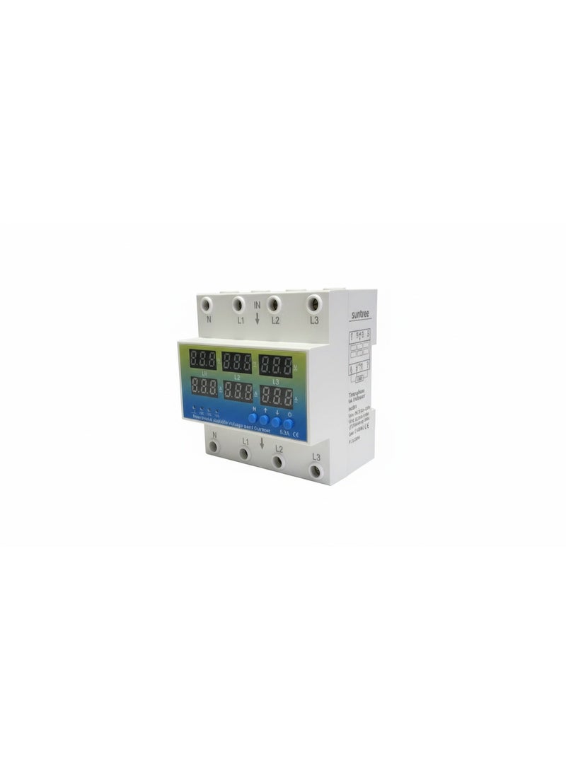 Suntree Over/Under Voltage Protector Circuit Breaker 4 Pole 380V 63A / 80A - Image 2