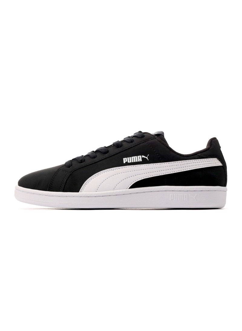 PUMA Smash Buck Unisex Black Casual Lace Up Sneakers - Image 1