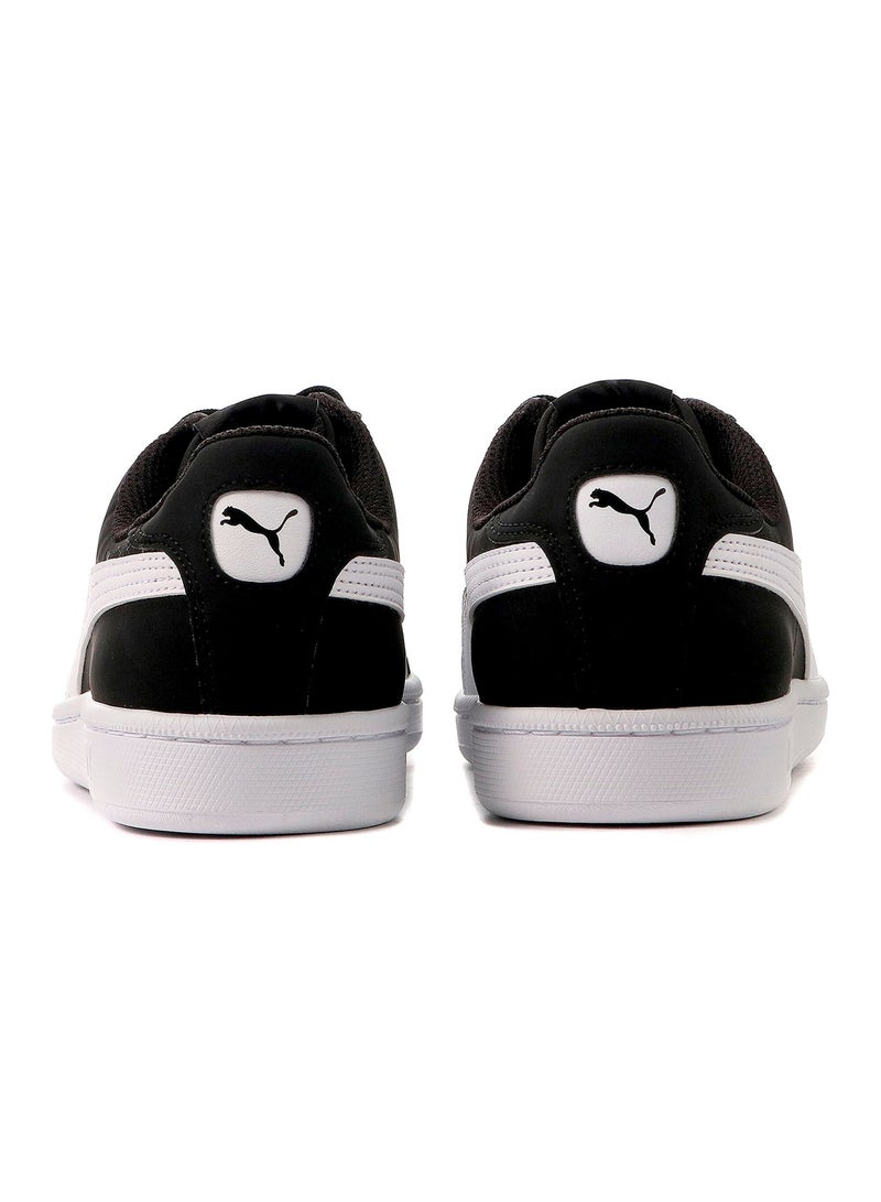 PUMA Smash Buck Unisex Black Casual Lace Up Sneakers - Image 3