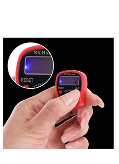 Generic Digital electronic tasbeeh counter with LCD screen and LED light, 6 pieces, multi-colored  - Image 3