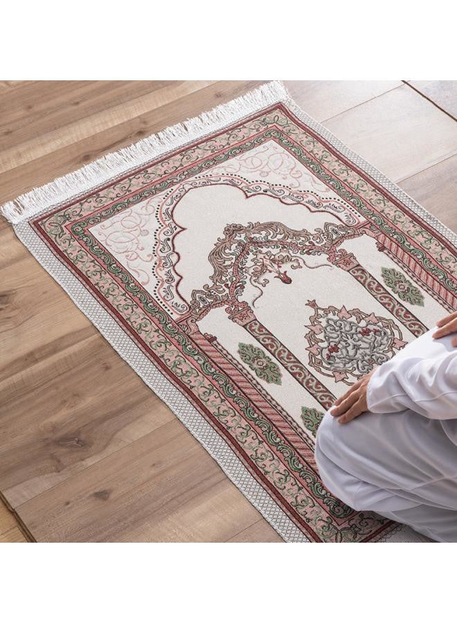 WAOKN Prayer Mat Muslim Prayer Rug, Qibla Rug Kneeling Mat Prayer Rug Prayer Floor Mat for Praying Men, Women and Children - 108x70 cm  - Image 2