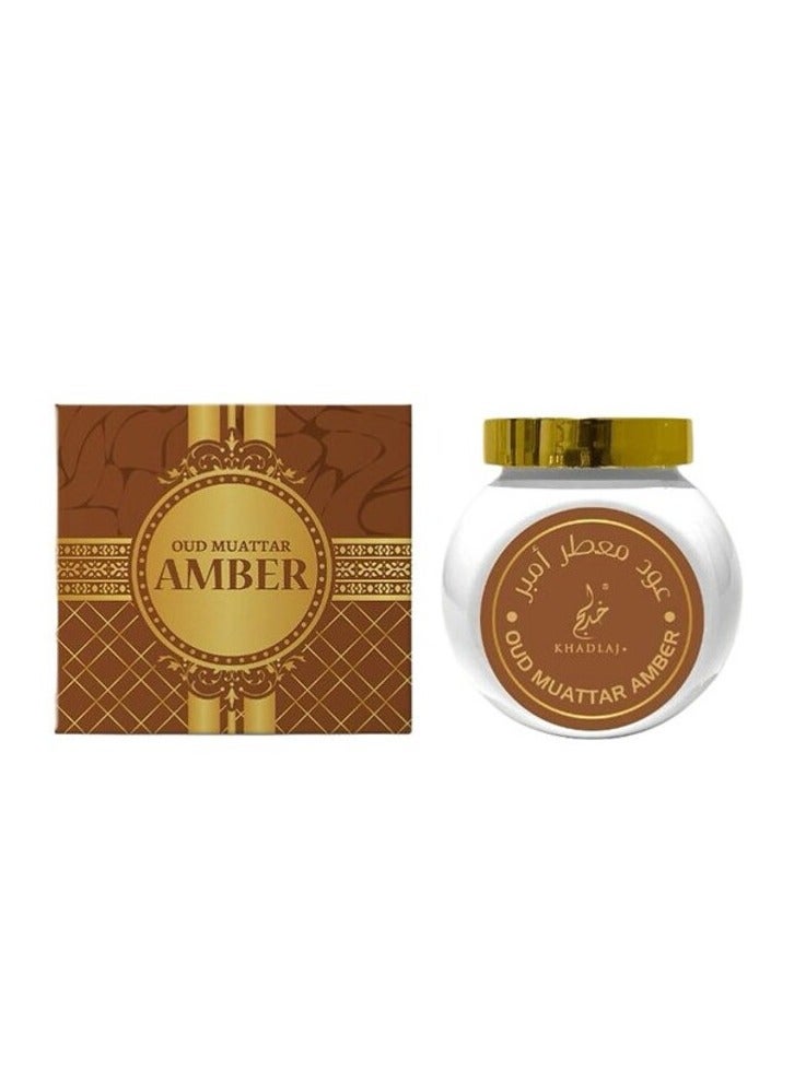 Khadlaj Oud Muattar Amber 40g - Image 1