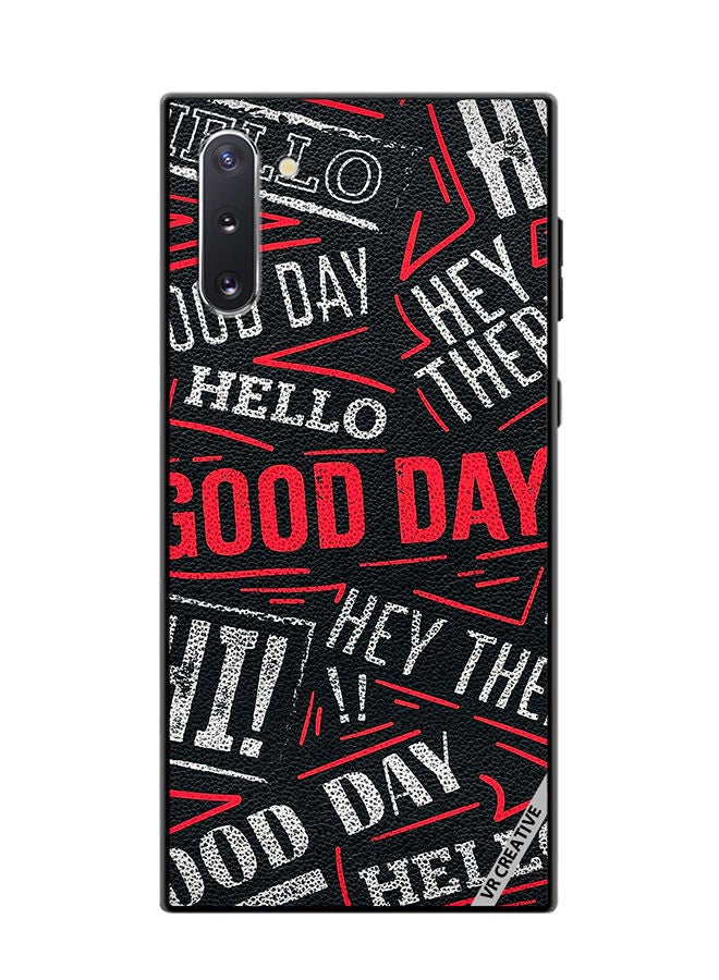VR CREATIVE Protective Case Cover For Samsung Galaxy Note10 5G Hello There Good Day Design Multicolour - Image 1
