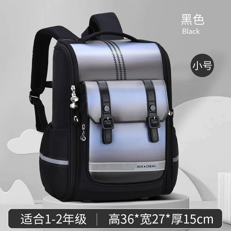 Durable Waterproof Backpack for School Children Black small size 