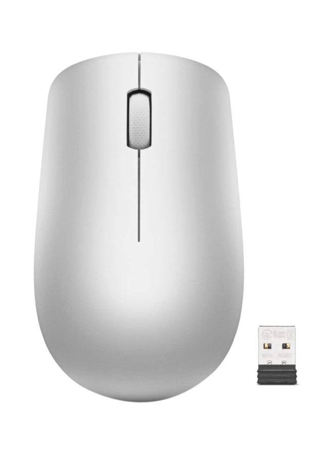 Lenovo 530 Wireless Mouse Platinum Grey - Image 1