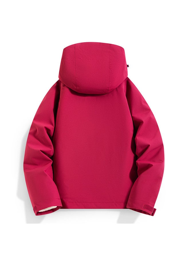 Fapai Casual Outdoor Mountain Style Women's Fleece Jacket Two-piece Set Hooded Jacket Women - Image 3