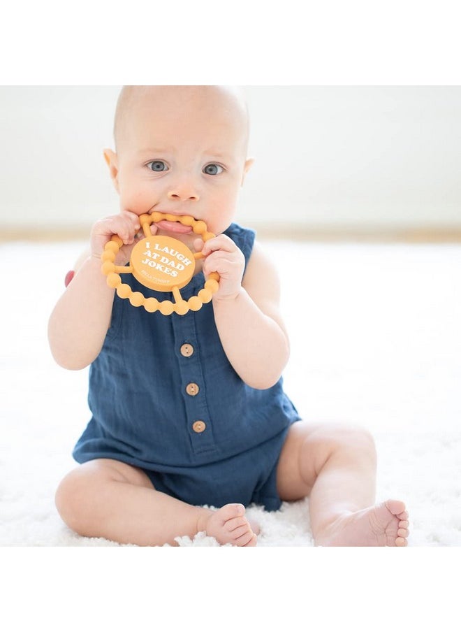 Bella Tunno - Happy Teether - Soft & Easy Grip Baby Teether Toy, Silicone Teether Ring To Help Soothe Gums, Non-Toxic And Bpa Free, First Rodeo - Image 1