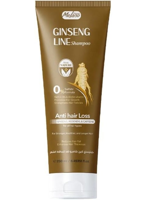 Ginseng Line Anti Hair Loss Shampoo, Sulfate Free Formula, 250ml