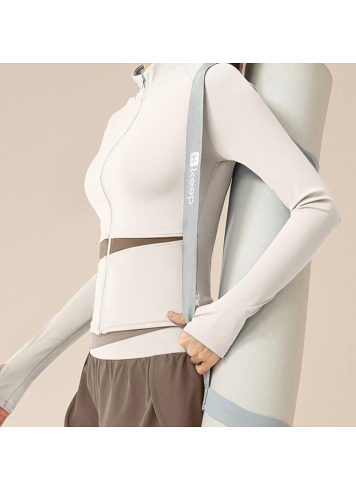 Generic Female Color Blocked High Neck Slimming And Elongated Yoga Suit  - Image 5