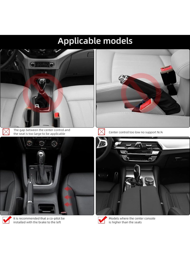 مسند ذراع سيارة من جلد البولي يوريثان مع حامل أكواب مخفي - منظم وسطية أنيق باللون الأسود لتخزين وأناقة محسّنين، تنظيم داخل السيارة | إكسسوارات سيارات حديثة | تشطيب من جلد البولي يوريثان، منظم تخزين سيارة - Image 2