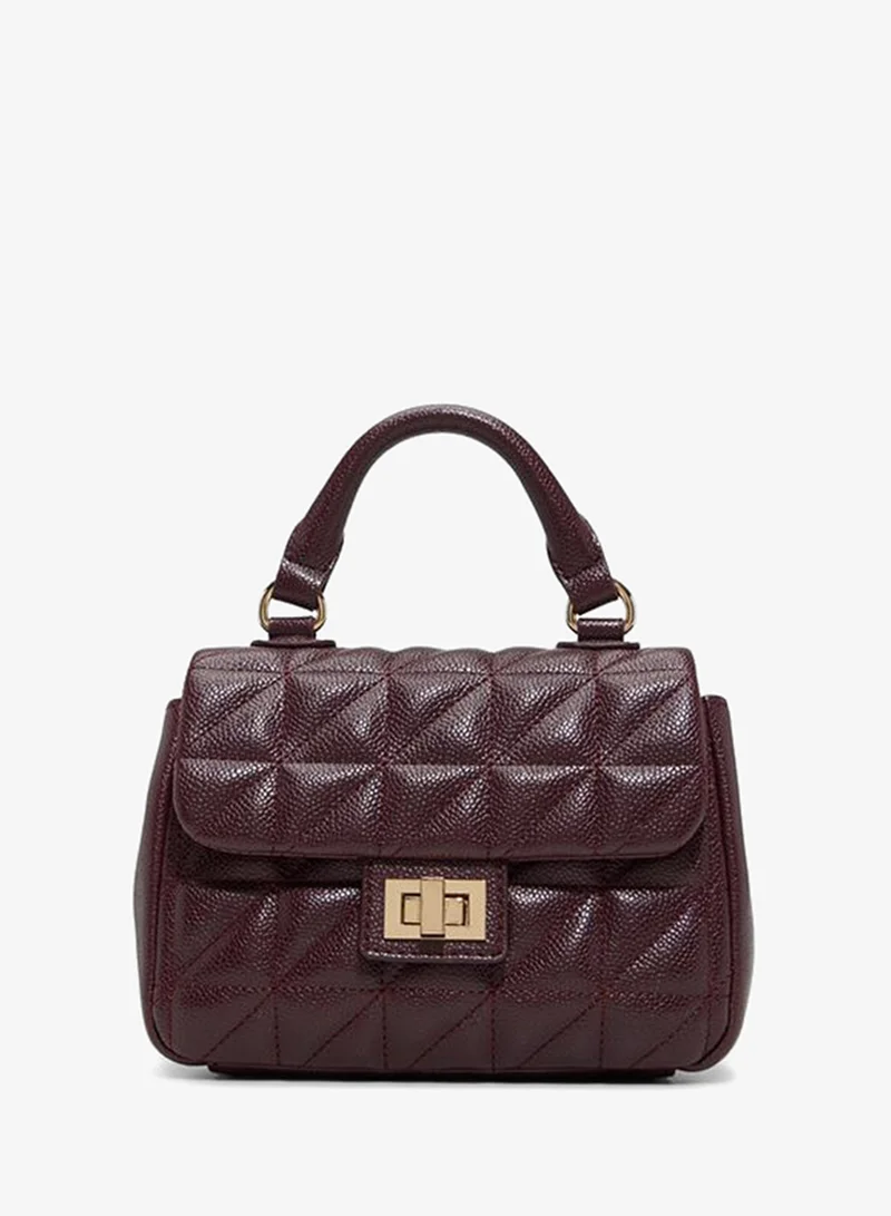 Rosiee Ladies Purple Top Handle Bag