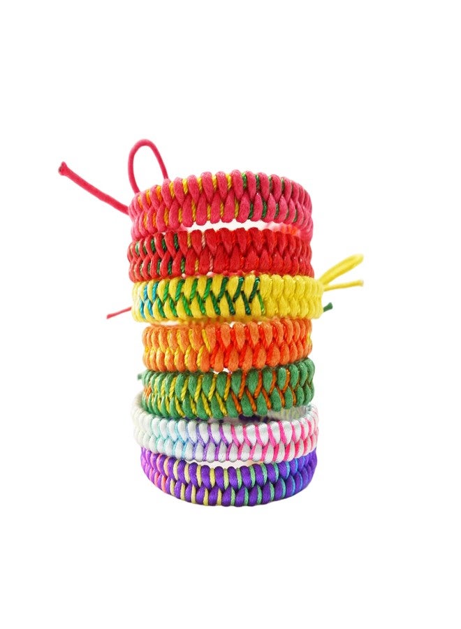 SBI Jewelry Yellow Rainbow Beach Surfer Bracelet Women Men Cousin Niece Uncle Auntie Friends Family Friendship Lucky String Bracelet - Image 5