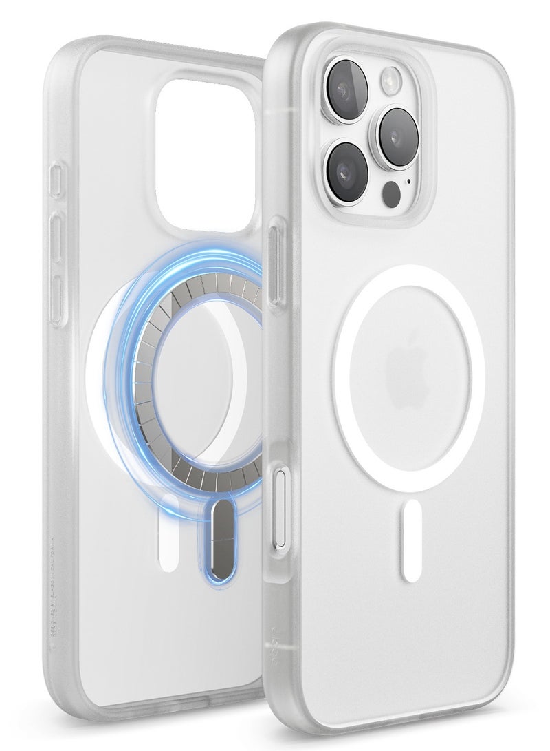 Elago Magnetic Hybrid for iPhone 16 Pro Max Compatible with MagSafe Case Cover - Soft Feeling Clear