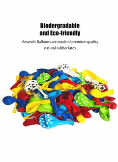 KASTWAVE KASTWAVE 134Pcs Toy Inspired Story Balloons Arch Garland Kit, Cow Pattern Cloud Yellow Red Blue Green Confetti Latex Balloons for Kids Toy Inspired Story Theme Birthday Party Supplies Decorations  - Image 5