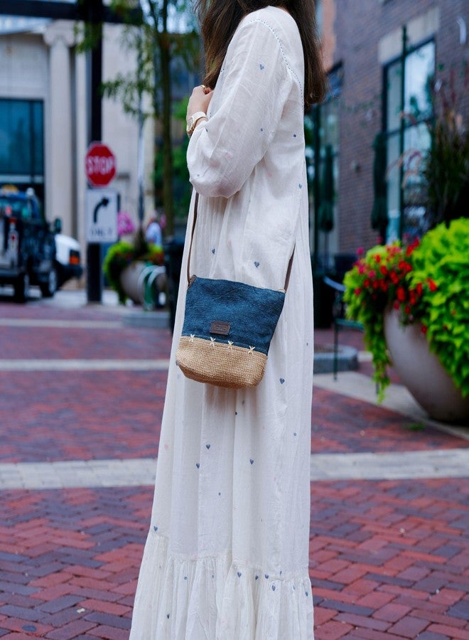 KomalC Canvas Crossbody Sling Bag for Women - Stylish & Lightweight Small Shoulder Bag with Secure Zipper - Sustainable & Spacious Handbag for Travel, Shopping, and Daily Use - Image 2