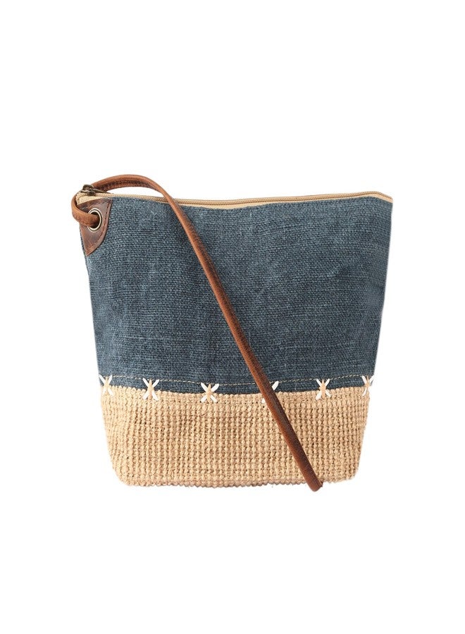 KomalC Canvas Crossbody Sling Bag for Women - Stylish & Lightweight Small Shoulder Bag with Secure Zipper - Sustainable & Spacious Handbag for Travel, Shopping, and Daily Use - Image 1