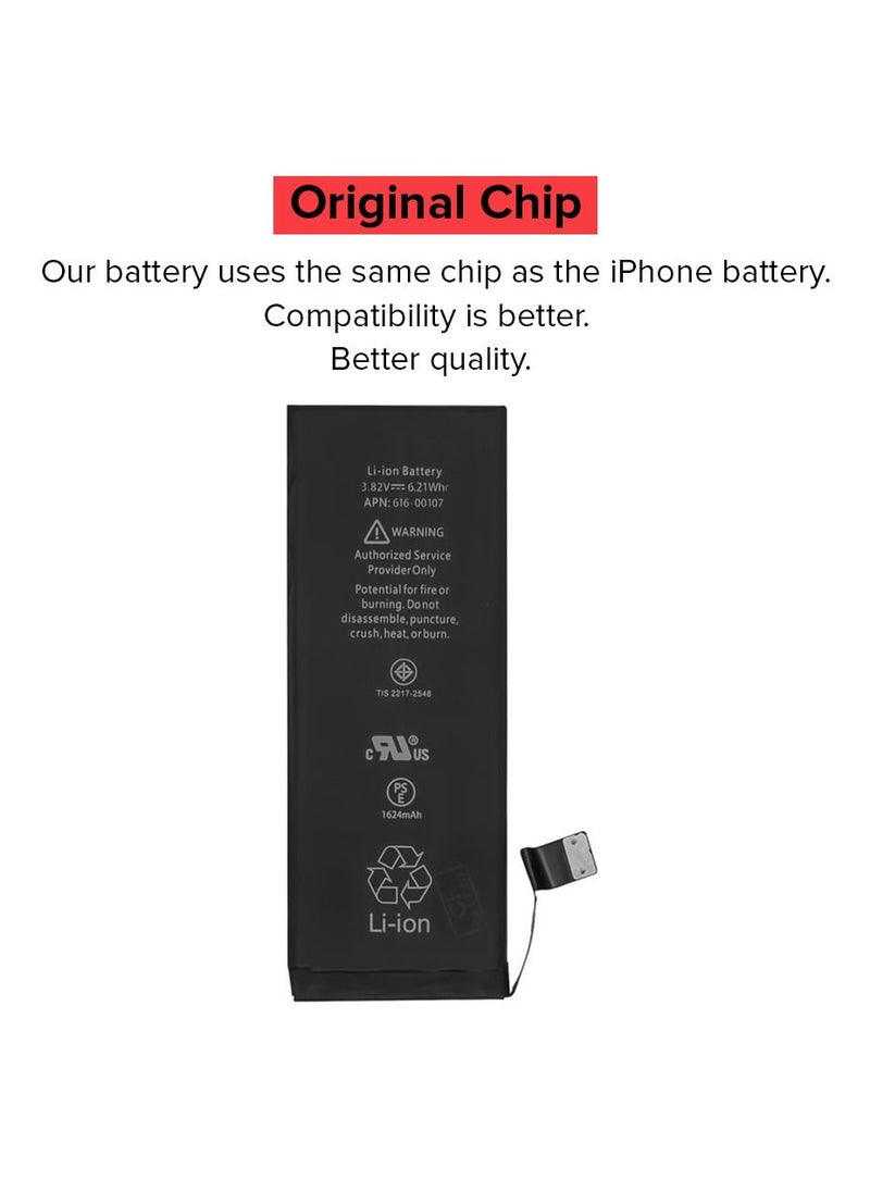 Generic - Replacement Battery For iPhone SE 1 with High Capacity 1624mAh - Image 1