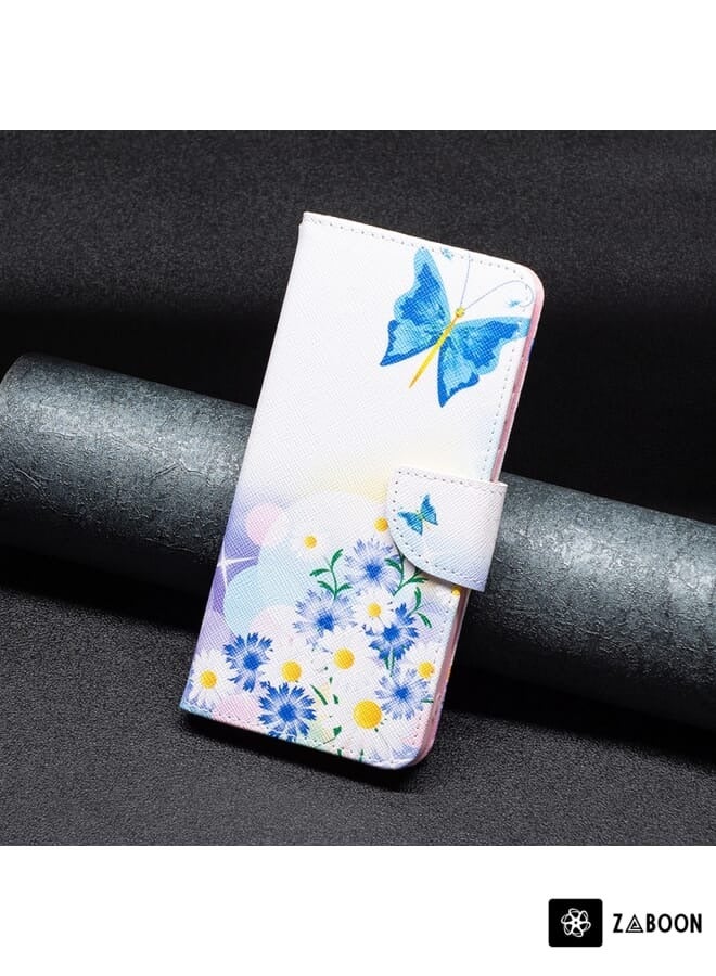 جرين تايجر لـ OPPO Realme 9 Pro + حافظة هاتف جلدية بنمط رسم ملون (حب الفراشة) - Image 5