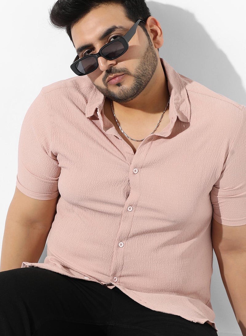 Instafab Plus Creased Shirt  - Image 1