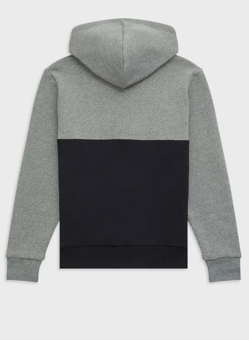 FRED PERRY Colorblock Logo Hoodie