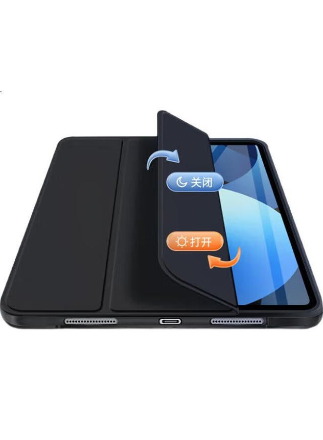 Jplayer Case For Vivo Pad Air/Iqoo Padair Model, 11.5-Inch Tablet Protective Cover, Tri-Fold Stand, Full Protection, Slim, Non-Slip, Shockproof, Black - Image 2