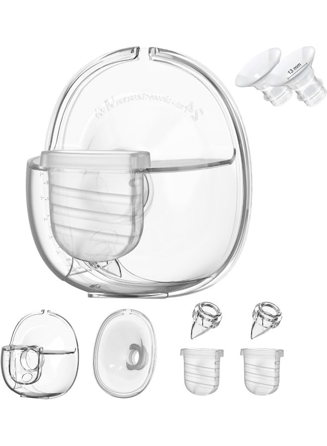 Gowing قطع غيار مضخة الثدي القابلة للارتداء، كوب جمع الحليب، متوافق مع مضخة الثدي القابلة للارتداء S32 - Image 1