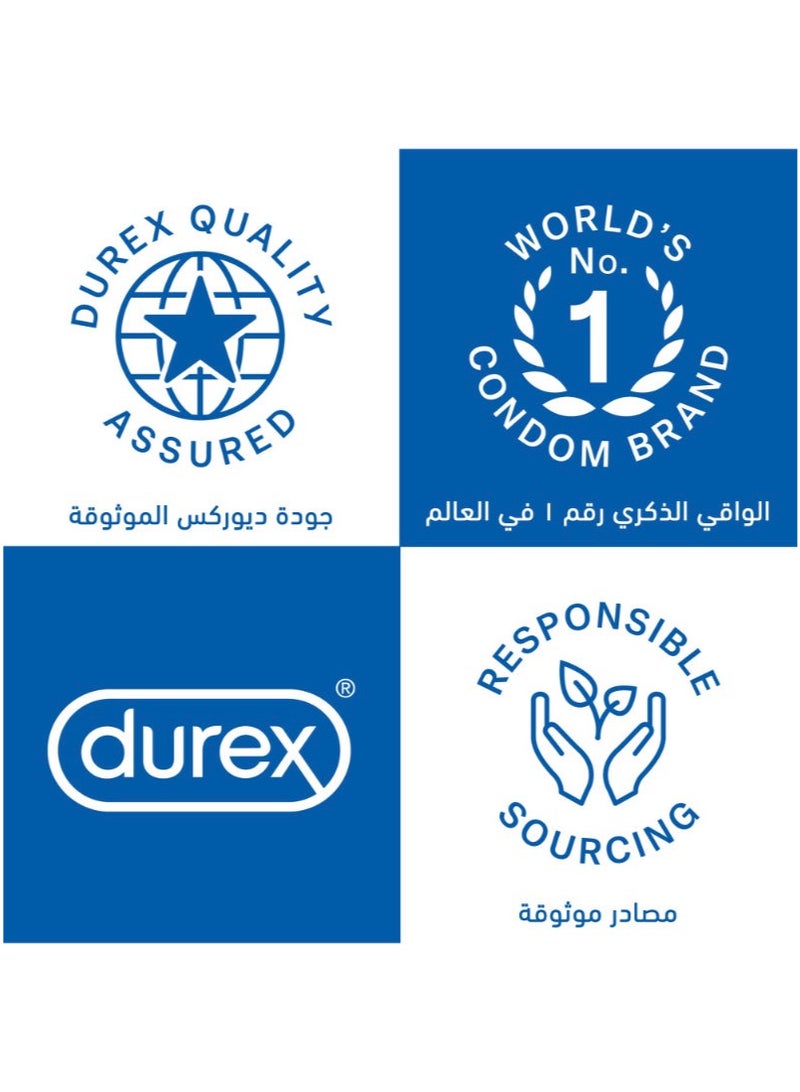 دوريكس Pack Of 2 Durex 12-Piece Latex Extra Safe Condoms - Image 4