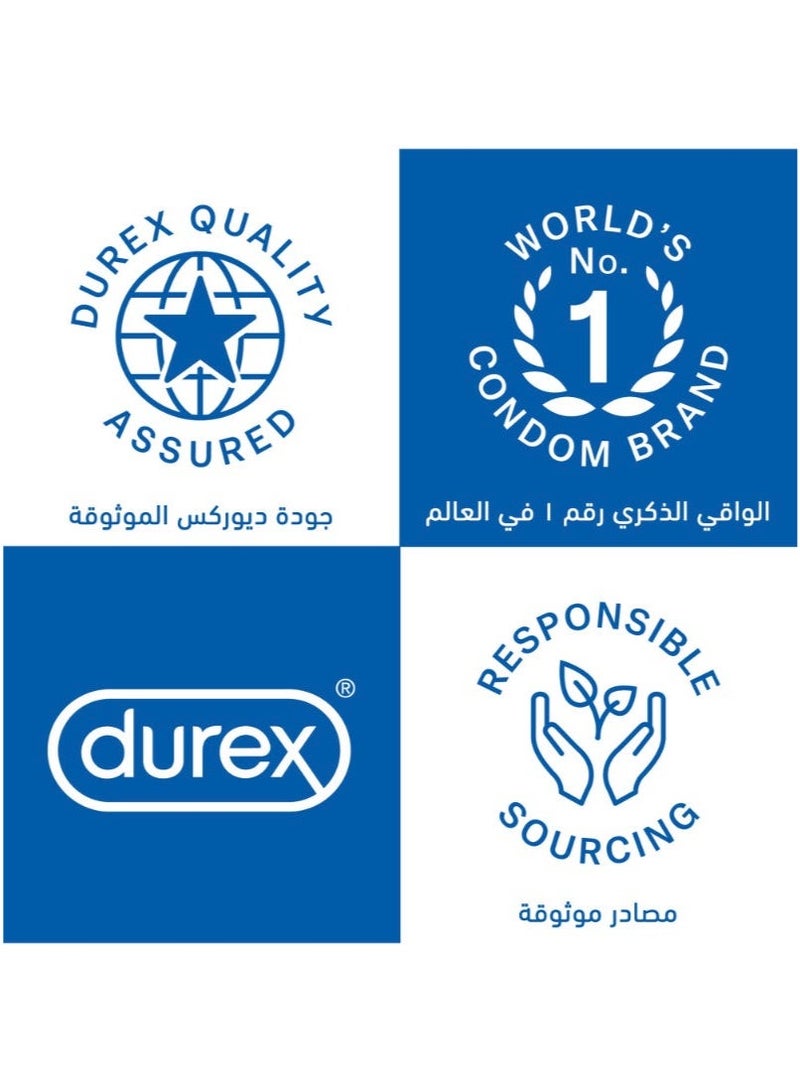 دوريكس Pack Of 2 Durex 12-Piece Latex Extra Safe Condoms - Image 5
